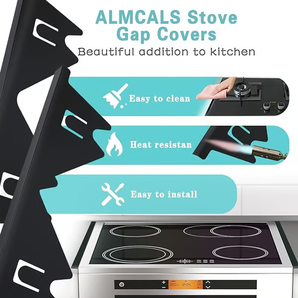 🔥LAST DAY 49% OFF - 🎁Retractable Stainless Steel Stove Gap Covers