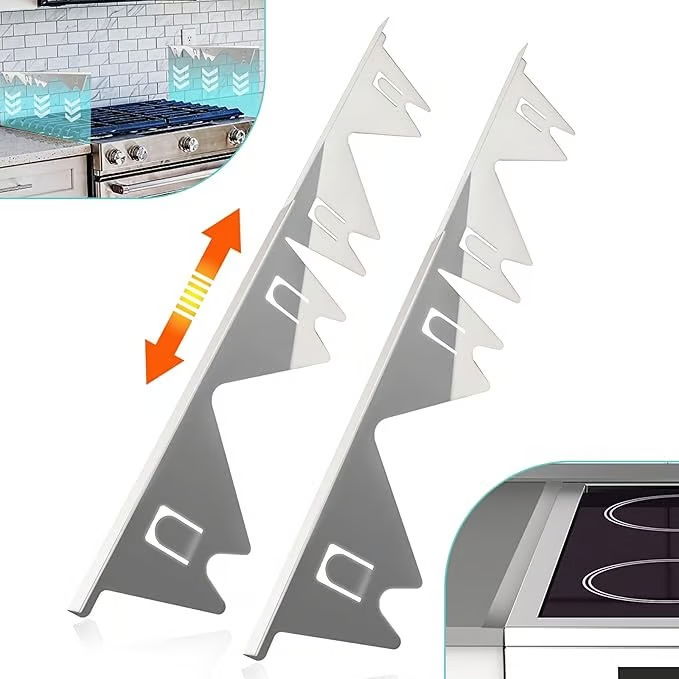 🔥LAST DAY 49% OFF - 🎁Retractable Stainless Steel Stove Gap Covers