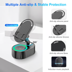 🔥2025 Upgraded Cell Phone Stand with Induction Speaker/Power Bank/Atmosphere Light