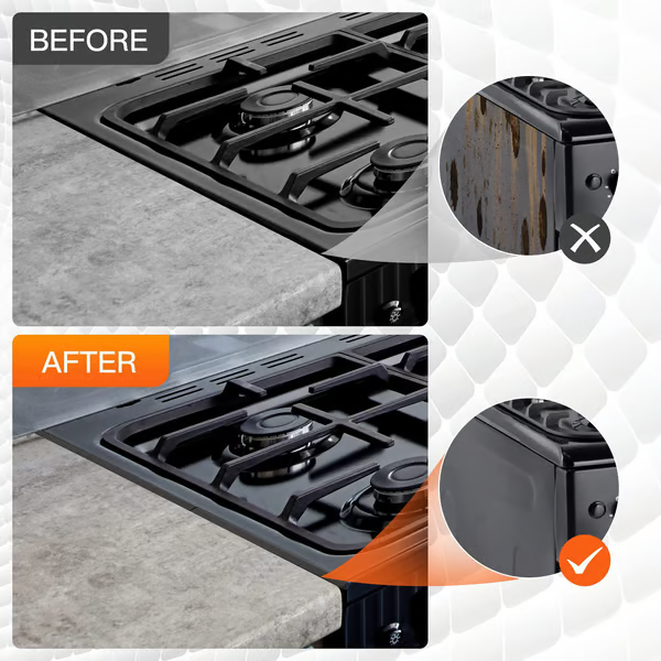 🔥LAST DAY 49% OFF - 🎁Retractable Stainless Steel Stove Gap Covers