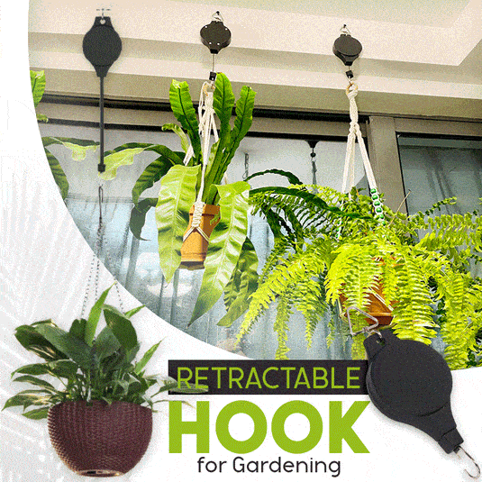 🔥 2025 HOT SALE 49% OFF-Garden Pulley Retractable Hook