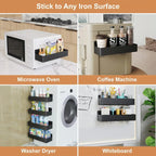 🔥 Punch-free Magnetic Storage Rack Organize —— Space-saving Kitchen Organizer
