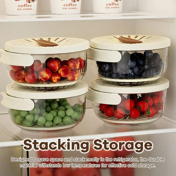 2-in-1 Draining and Preservation Basket: Simplify Washing & Storing