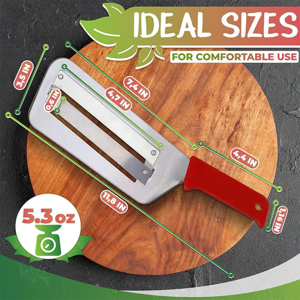 🔥HOT SALE- 2025 Upgraded Stainless Steel Double-layer Slicer