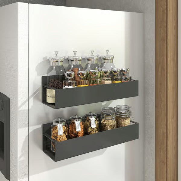 🔥 Punch-free Magnetic Storage Rack Organize —— Space-saving Kitchen Organizer