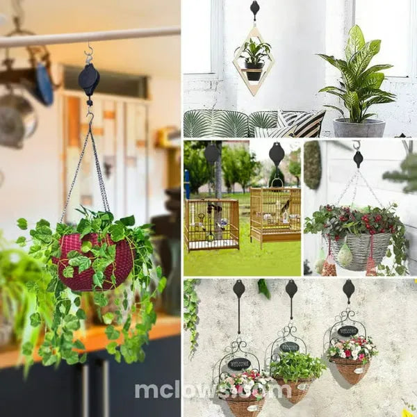 🔥 2025 HOT SALE 49% OFF-Garden Pulley Retractable Hook