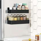 🔥 Punch-free Magnetic Storage Rack Organize —— Space-saving Kitchen Organizer