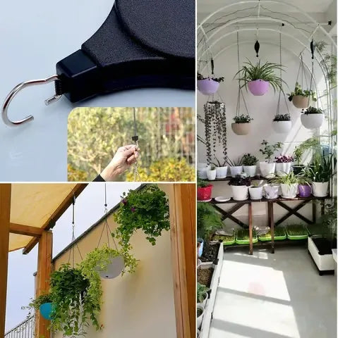 🔥 2025 HOT SALE 49% OFF-Garden Pulley Retractable Hook