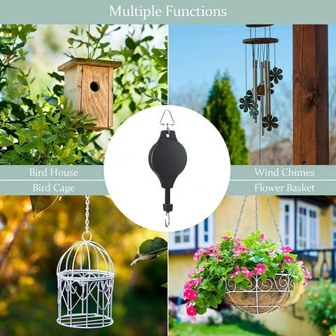 🔥 2025 HOT SALE 49% OFF-Garden Pulley Retractable Hook