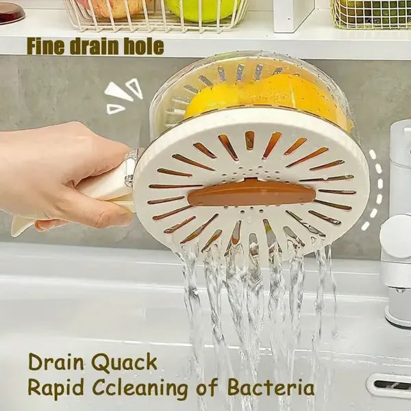 2-in-1 Draining and Preservation Basket: Simplify Washing & Storing