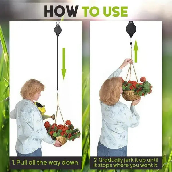 🔥 2025 HOT SALE 49% OFF-Garden Pulley Retractable Hook