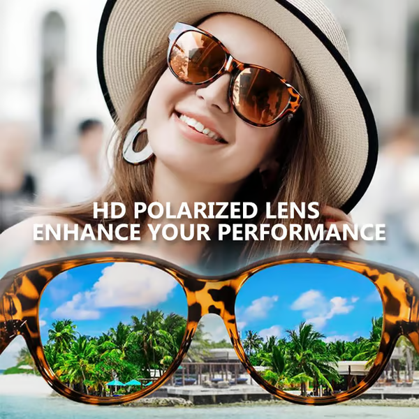 😎2026 New Polarized UV400 Protection Trendy Round Cat-eye Sunglasses 🕶️