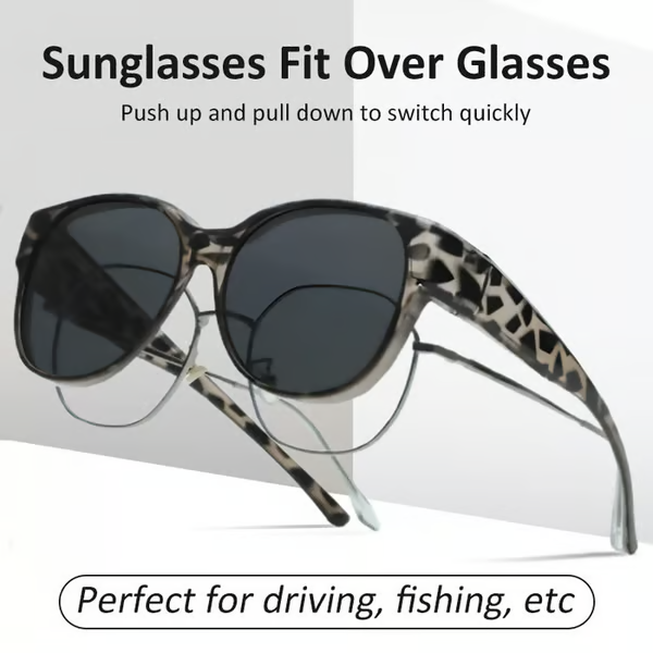 😎2026 New Polarized UV400 Protection Trendy Round Cat-eye Sunglasses 🕶️