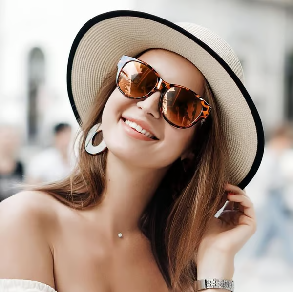 😎2026 New Polarized UV400 Protection Trendy Round Cat-eye Sunglasses 🕶️